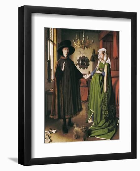 The Arnolfini Portrait-Jan van Eyck-Framed Art Print