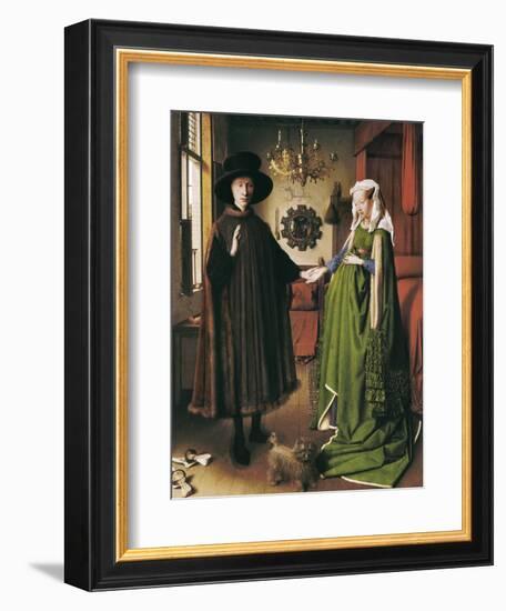 The Arnolfini Portrait-Jan van Eyck-Framed Art Print