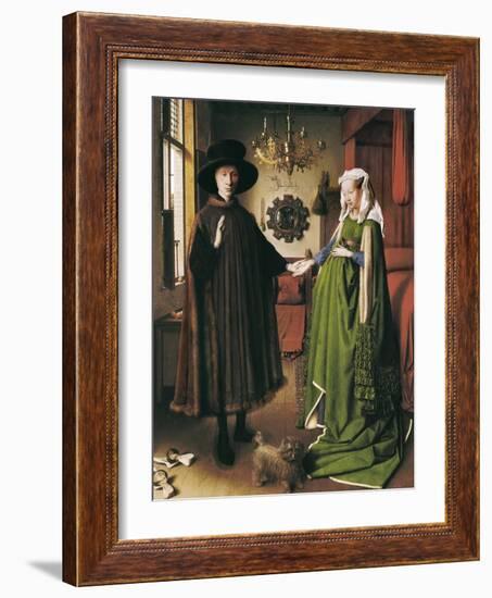 The Arnolfini Portrait-Jan van Eyck-Framed Art Print