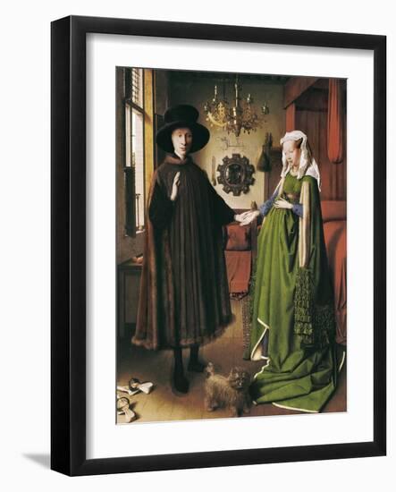 The Arnolfini Portrait-Jan van Eyck-Framed Art Print