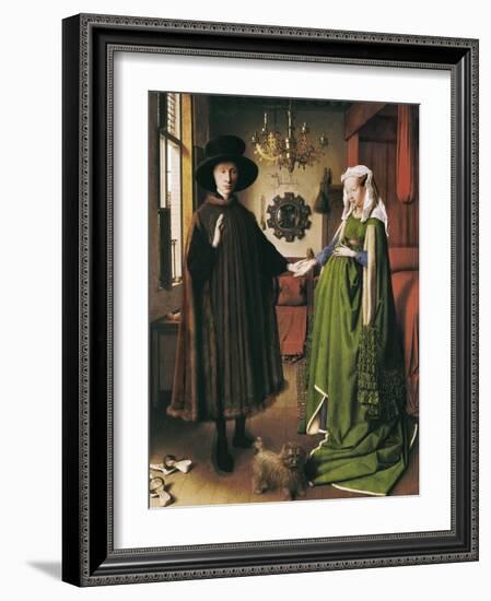 The Arnolfini Portrait-Jan van Eyck-Framed Art Print