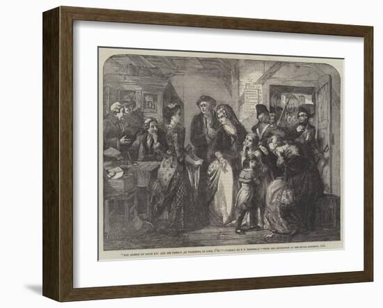 The Arrest of Louis XVI and His Family, at Varennes-Thomas Falcon Marshall-Framed Giclee Print