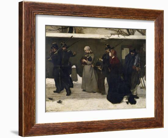The Arrest of the Hoboes. before 1855-Alfred Emile Léopold Stevens-Framed Giclee Print