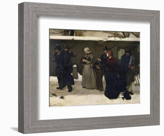 The Arrest of the Hoboes. before 1855-Alfred Emile Léopold Stevens-Framed Giclee Print