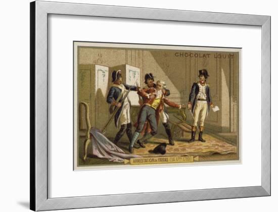 The Arrest of the Marquis De Favras, French Revolution, 24 December 1789-null-Framed Giclee Print