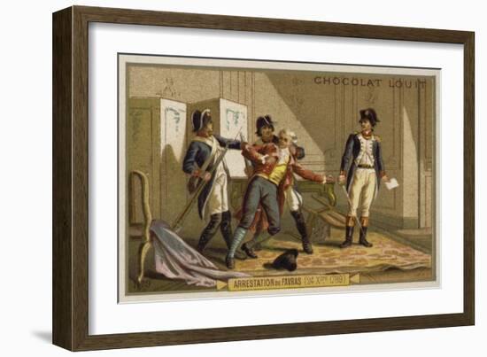 The Arrest of the Marquis De Favras, French Revolution, 24 December 1789-null-Framed Giclee Print