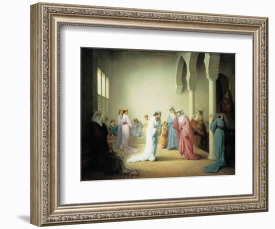 The Arrival into the Harem at Constantinople, 1861-Henriette Browne-Framed Giclee Print