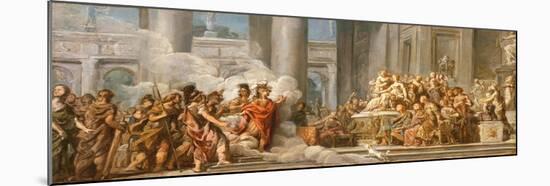 The Arrival of Aeneas in Carthage, 1772-4-Jean Bernard Restout-Mounted Giclee Print