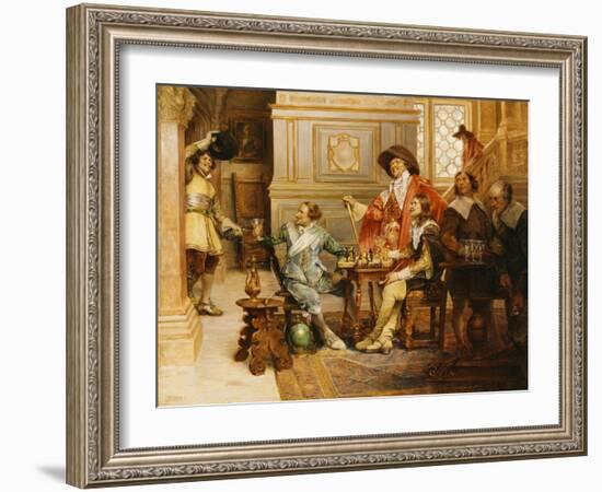 The Arrival of D'Artagnon-Alex De Andreis-Framed Giclee Print