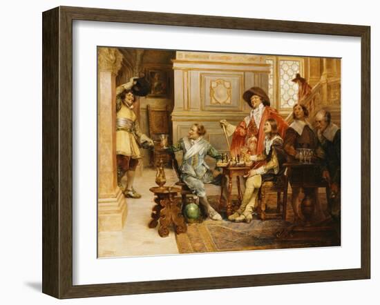 The Arrival of D'Artagnon-Alex De Andreis-Framed Giclee Print