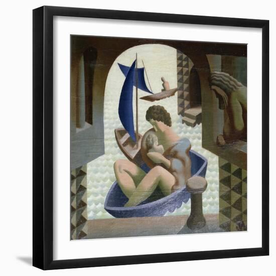 The Arrival of Danae, 1928/29-John Armstrong-Framed Giclee Print