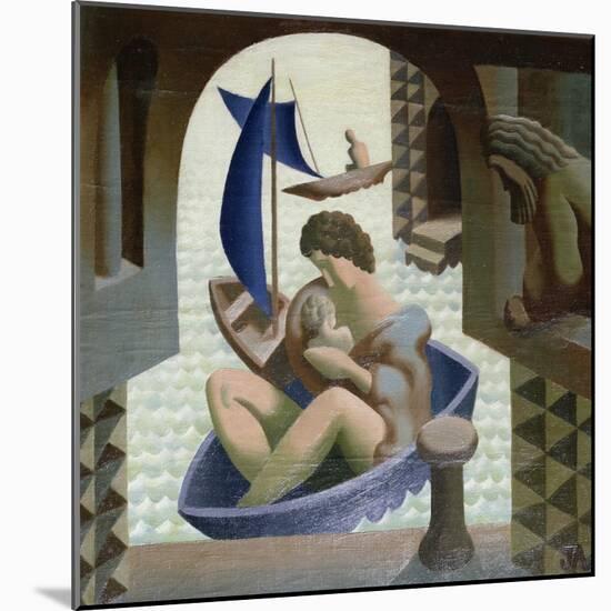 The Arrival of Danae, 1928/29-John Armstrong-Mounted Giclee Print