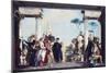 The Arrival of Henri Iii at the Villa Contarini. Before 1750-Giambattista Tiepolo-Mounted Giclee Print