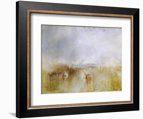 The Arrival of Louis-Philippe at the Royal Clarence Yard, Gosport, 8 October 1844-J. M. W. Turner-Framed Giclee Print