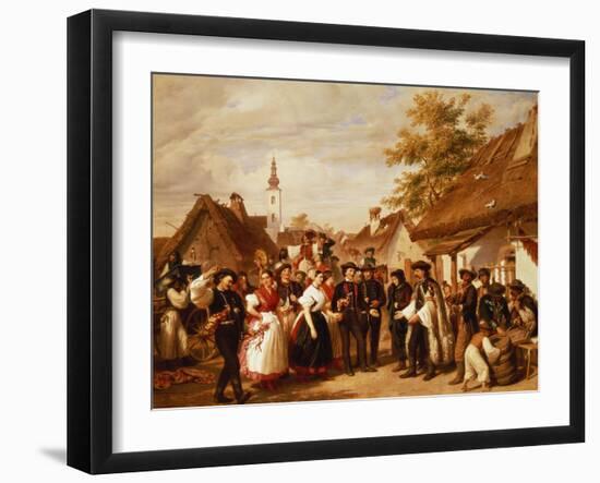 The Arrival of the Bride, 1856-Miklos Barabas-Framed Giclee Print