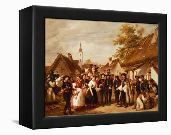 The Arrival of the Bride, 1856-Miklos Barabas-Framed Premier Image Canvas