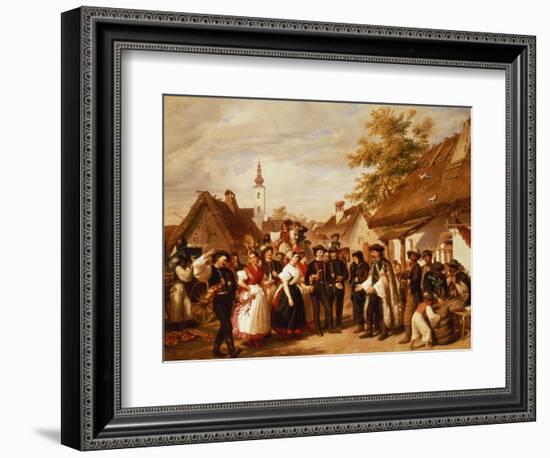 The Arrival of the Bride, 1856-Miklos Barabas-Framed Giclee Print