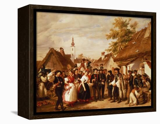 The Arrival of the Bride, 1856-Miklos Barabas-Framed Premier Image Canvas