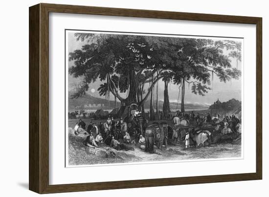 The Arrival of the Contingent Force of the Sikh Irregular Cavalry, India, C1860-null-Framed Giclee Print