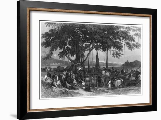 The Arrival of the Contingent Force of the Sikh Irregular Cavalry, India, C1860-null-Framed Giclee Print