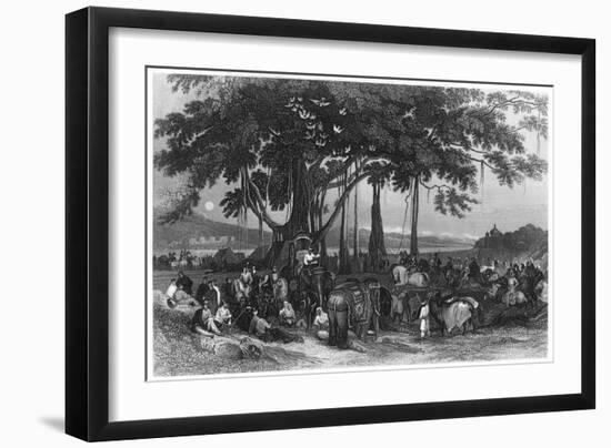 The Arrival of the Contingent Force of the Sikh Irregular Cavalry, India, C1860-null-Framed Giclee Print