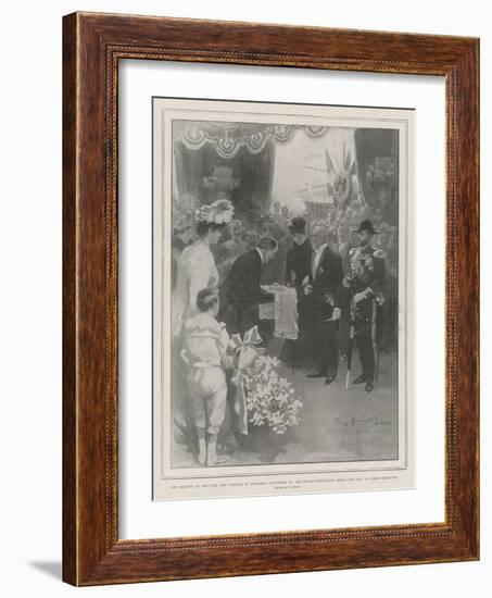 The Arrival of the Czar and Czaritsa at Dunkirk-G.S. Amato-Framed Giclee Print