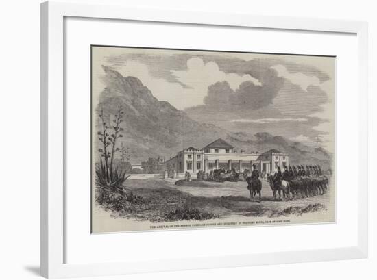 The Arrival of the French Generals Jarmin and Collineau at Sea-Point House, Cape of Good Hope-null-Framed Giclee Print