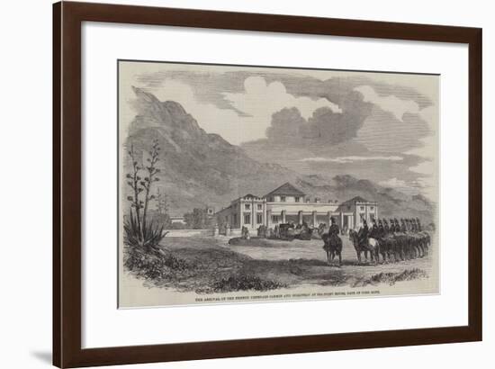 The Arrival of the French Generals Jarmin and Collineau at Sea-Point House, Cape of Good Hope-null-Framed Giclee Print