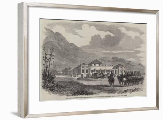 The Arrival of the French Generals Jarmin and Collineau at Sea-Point House, Cape of Good Hope-null-Framed Giclee Print