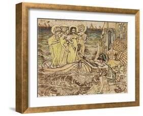 The Arrival of the Muses of Art at Architecture, 1890-Jan Theodore Toorop-Framed Giclee Print