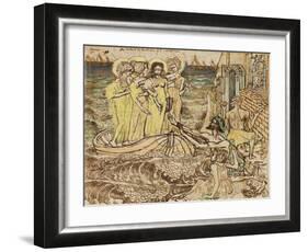 The Arrival of the Muses of Art at Architecture, 1890-Jan Theodore Toorop-Framed Giclee Print