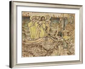 The Arrival of the Muses of Art at Architecture, 1890-Jan Theodore Toorop-Framed Giclee Print