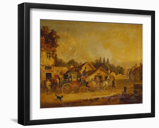 The Arrival of the York to London Royal Mail-Charles Cooper Henderson-Framed Giclee Print