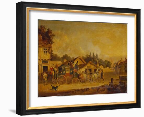 The Arrival of the York to London Royal Mail-Charles Cooper Henderson-Framed Giclee Print