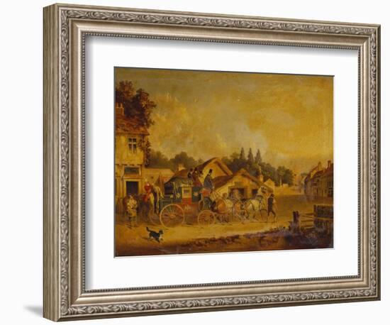 The Arrival of the York to London Royal Mail-Charles Cooper Henderson-Framed Giclee Print