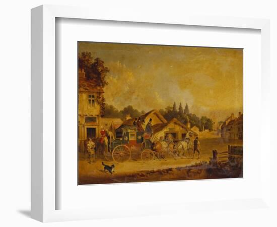 The Arrival of the York to London Royal Mail-Charles Cooper Henderson-Framed Giclee Print