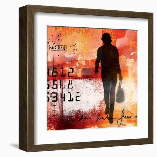 the Art Generation I-Lucy Cloud-Framed Art Print