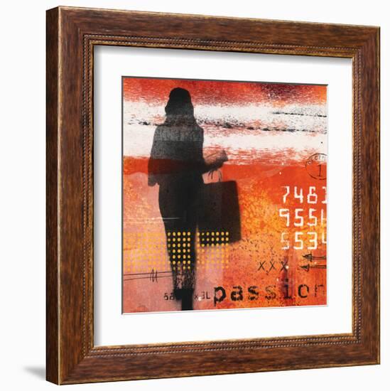 the Art Generation III-Lucy Cloud-Framed Art Print