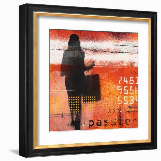 the Art Generation III-Lucy Cloud-Framed Art Print