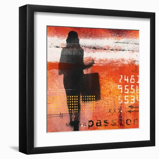 the Art Generation III-Lucy Cloud-Framed Art Print