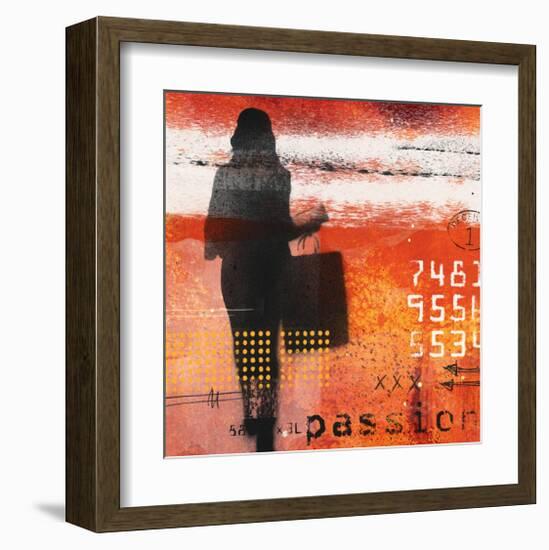 the Art Generation III-Lucy Cloud-Framed Art Print