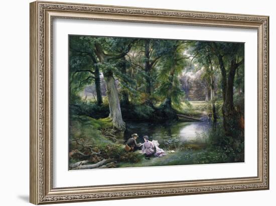 The Art Lesson-Wilhelm Trautschold-Framed Giclee Print