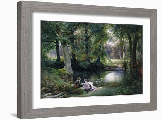 The Art Lesson-Wilhelm Trautschold-Framed Giclee Print