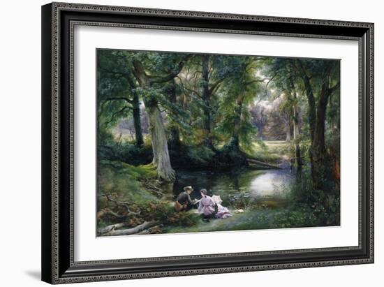 The Art Lesson-Wilhelm Trautschold-Framed Giclee Print