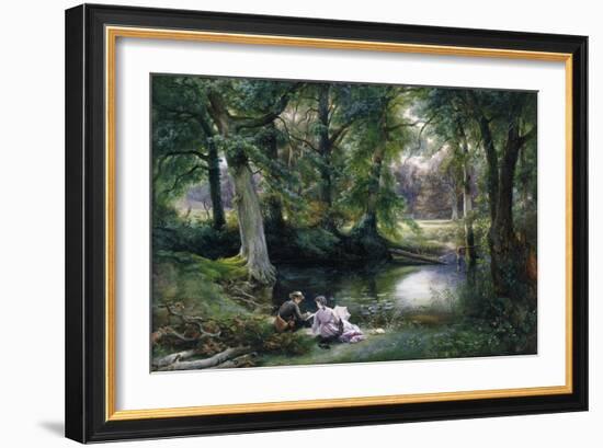 The Art Lesson-Wilhelm Trautschold-Framed Giclee Print