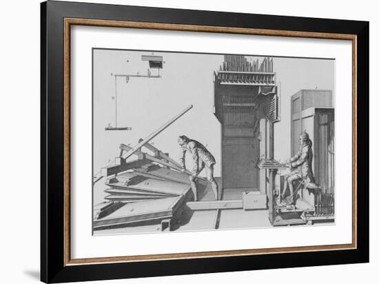 The Art of Organ Building; L'Art Du Facteur D'Orgues-Francois Bedos de Celles-Framed Giclee Print