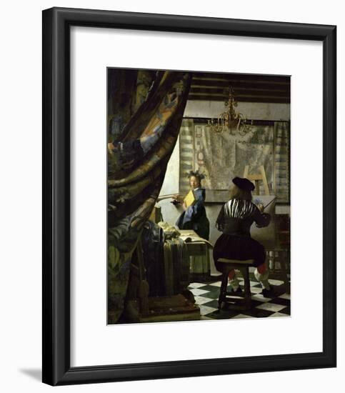 The Art of Painting-Johannes Vermeer-Framed Giclee Print