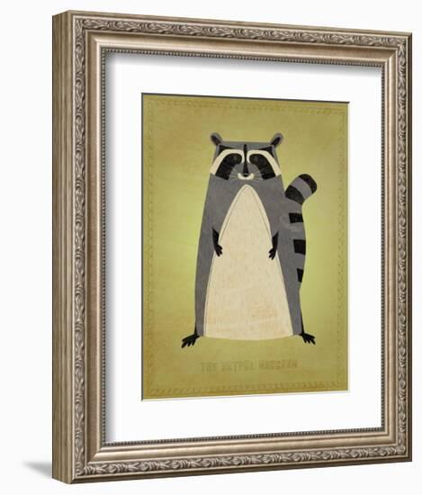 The Artful Raccoon-John Golden-Framed Giclee Print