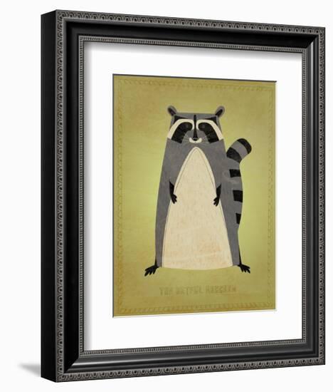 The Artful Raccoon-John Golden-Framed Giclee Print