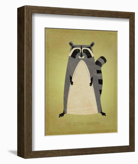 The Artful Raccoon-John Golden-Framed Giclee Print